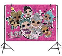 Décoration de fête d'anniversaire LOL Surprise XL 150 x 100 cm