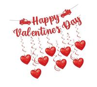 Décoration de fête de Saint-Valentin à installation rapide pour une installation sans effort en quelques minutes. Décorations Happy Valentine