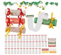 Décoration de fête de vacances en forme de bonbons - Caisse à monnaie de Noël, carton blanc | Boîtes à monnaie d'anniversaire avec sacs pour réunions de, célébrations saisonnières pour