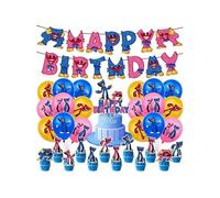 Decoration de fête FONGWAN Poppy Playtime Huggy Wuggy Theme Decoration Anniversaire Ballon