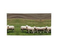 Décoration de fête imprimée agneaux et moutons, meilleurs drapeaux pour événements, designs innovants pour les fournitures de fête d'anniversaire