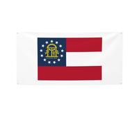 Décoration de fête imprimée drapeau de Géorgie, meilleurs drapeaux pour les événements, designs innovants pour les fournitures de fête d'anniversaire