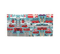 Décoration de fête imprimée « I Like London », meilleurs drapeaux pour événements, designs innovants pour les fournitures de fête d'anniversaire