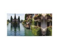 Décoration de fête imprimée ville aquatique espagnole, meilleurs drapeaux pour événements, designs innovants pour les fournitures de fête d'anniversaire