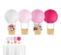 Décoration de fête prénatale en ballon - Centre de table en montgolfière, présentoir de boîte à bonbons | Décorations de table de fête prénatale, fournitures de fête prénatale neutre, accessoires pour