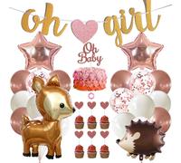 Décoration De Fête Prénatale, Pour Fille Et Garçon, Pour Fête De Révélation De Genre, Oh Baby Or Rose