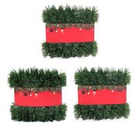 Décoration de feuillage réaliste ; cette couronne de Noël artificielle est parfaite pour ajouter du charme à tout événement ou célébration (5 m)
