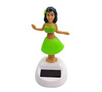 Décoration de figurines de danse à énergie solaire - Tête qui secoue girl, jouet de danseuse pour fille | Décoration intérieure du tableau de bord avec énergie solaire pour