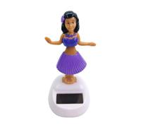 Décoration de figurines de danse à énergie solaire - Tête qui secoue girl, jouet de danseuse pour fille | Décoration intérieure du tableau de bord avec énergie solaire pour