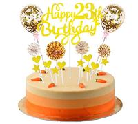 Décoration de gâteau 23e anniversaire décoration gâteau topper 23e décoration de gâteau 23e anniversaire homme joyeux anniversaire 23e décoration de gâteau 23 ans femme homme décoration de gâteau 23e