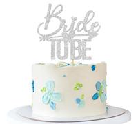 Décoration de gâteau Bride to Be - Fournitures de gâteau de mariage - We Still Do - enterrement de vie de jeune fille - Décorations de fête d'enterrement de vie de jeune fille - Paillettes argentées