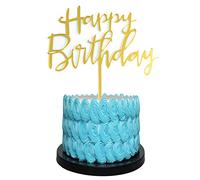 Décoration de gâteau d’anniversaire en acrylique pour gâteaux d’anniversaire, décorations de fête ou événement