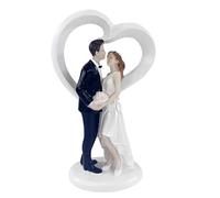 Décoration de gâteau de mariage - Romantic Resin Bride Groom Figurine, décoration artistique, sculpture | Décoration de fête d'anniversaire pour la célébration de la cérémonie d'achat