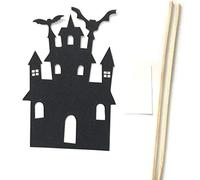 Décoration de gâteau en forme de château d'Halloween