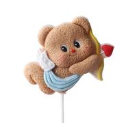 Décoration De Gâteau En Forme D'ours Beurre Accessoire Robuste En Forme D'ours Beurre Pour Une Atmosphère Célébration Créative Et Unique Festival