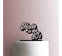 Décoration de gâteau fabriquée dans les années 80 en acrylique 20,3 cm de large/fuchsia