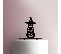 Décoration de gâteau Halloween Jack O? Lantern- Acrylique - 20,3 cm de large/vert clair