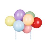 Décoration de gâteau multicolore Ballon Topper de gâteau