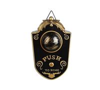 Décoration de globe oculaire de sonnette borgne d'Halloween, œil ouvert, son effrayant, facile à suspendre pour taquiner ou effrayer, accessoire de fête d'Halloween animé alimenté par batterie