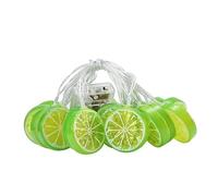 Décoration de guirlande de fruits, guirlandes lumineuses d'extérieur à LED, guirlandes lumineuses Kiwi, pour décorations de fête de patio de cour de jardin (1.5M10LED)