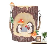 Décoration de jardin avec lumières solaires, sculpture de jardin avec lumières solaires | Lumières de statuette de jardin, lumières amusantes qui brillent dans le noir, lumières du monde de conte de