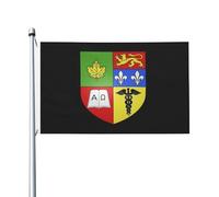Décoration De Jardin Blason Ville Ca Granby Double Face Bannière De Cour Amusant Décoration De Drapeau Pour Ferme Balcon Pelouse 3X5 Ft