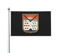 Décoration De Jardin Bouclier De La Ville D'Hermosillo Imperméable Bannière De Cour Uv Fade Résistant Drapeau Jardin Pour Patio Balcon Fête 3X5 Ft