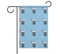 Décoration De Jardin Bouvier Français Amusant Drapeau Décoratif De Jardin Double Face Bannière De Cour Pour Pelouse Balcon Bureaux 12X18 Inch