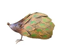 Décoration de jardin en forme de hérisson | Statues d'animaux en métal imperméables pour cour, art, maison, bureau, pelouse, patio, terrasse