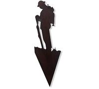 Décoration de jardin en métal « Lest We Forget Soldat »