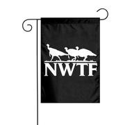 Décoration De Jardin Fédération Nationale Turque Sauvage Nwtf Suspendre Drapeau De Jardin Durable Bannière Pour Maison Porche Vacances 12X18 Inch