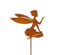 Décoration de jardin féérique unique en fer pour l'extérieur et l'intérieur, enrichissez efficacement votre décoration (E)