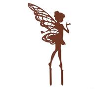 Décoration de jardin féérique unique en fer pour l'extérieur et l'intérieur, enrichissez efficacement votre décoration (A)