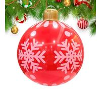 Décoration De Jardin Gonflable De Noël,Boule Gonflable De Noël En PVC | Décoration Étanche De 61 Cm Pour La Fête De La Maison Jardin Arbre Pelouse Terrasse Parc