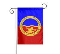 Décoration De Jardin La Nation Comanche Imperméable Drapeau Uv Fade Résistant Bannière Décorative Pour Intérieur Ferme Fête 12X18 Inch