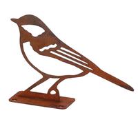 Décoration De Jardin Mésange Charbonnière - Rouille - Esschert Design Multicolore