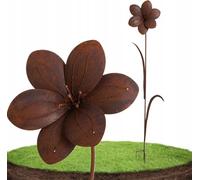 Décoration De Jardin Narcisse Fleur Sur Pied Métal 120 Cm