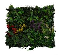 Décoration de jardin réaliste avec panneaux floraux qui offrent une meilleure intimité sans compromettre le style ou le design (A)
