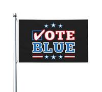 Décoration De Jardin Votez Démocrate Pour Les Élections De Mi-Mandat Imperméable Bannière De Cour Uv Fade Résistant Drapeau De Bienvenue Pour Pelouse Intérieur Maison 3X5 Ft