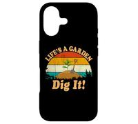 Décoration de Jardinage de Style rétro Vintage Life's a Garden Dig it Coque pour iPhone 17