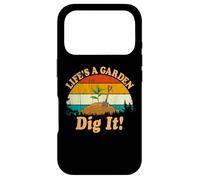 Décoration de Jardinage de Style rétro Vintage Life's a Garden Dig it Coque pour iPhone 17 Pro