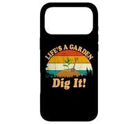 Décoration de Jardinage de Style rétro Vintage Life's a Garden Dig it Coque pour iPhone 17 Pro Max