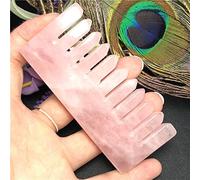 décoration de la chambre Améthyste Naturelle Rose Quartz Cristal Peigne à Dents Larges Cheveux Pierres Précieuses Cadeaux,B