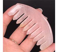 décoration de la chambre Améthyste Naturelle Rose Quartz Cristal Peigne à Dents Larges Cheveux Pierres Précieuses Cadeaux,C
