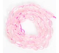 Décoration de la maison 5-8 mm Pierre naturelle Rose Quartz Obsidienne Jade Agates Tourmaline Gravier Perles pour Bijoux Fabrication Bracelet Aiguille Bricolage Texture complète (Color : White)