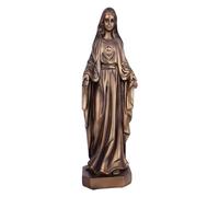 Décoration de la maison Cadeau Figurine Ornement Vierge Marie Figurine religieuse Figure, Bronze Jésus Statue Sculpture, Collection, Résine, Ornement, Saint, Cadeau religieux, for la décoration de la