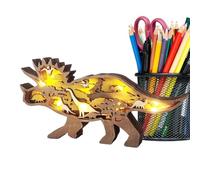 Décoration de la maison, découpes dinosaures multicouches - Ornements en forme de dinosaure pour ferme, chalet, salle de méditation, couloir