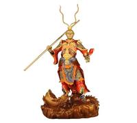 Décoration de la Maison Feng Shui Statue du Roi Singe Chinois en Laiton Figurine Wukong Décor Sun Wukong Statue du Voyage vers l'Ouest Décoration de la Maison en Laiton 7