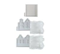 Décoration de la maison Moules Atmosphères en silicone Forme de lampe Maison creuse Moule à bougie Moule Outil de bijoux