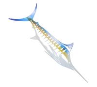 décoration de la vie marine Décoration d'extérieur Décoration de clôture art de sculptures de thon poisson en plein air art mural ornement de poisson décors muraux de ANDRESLAD